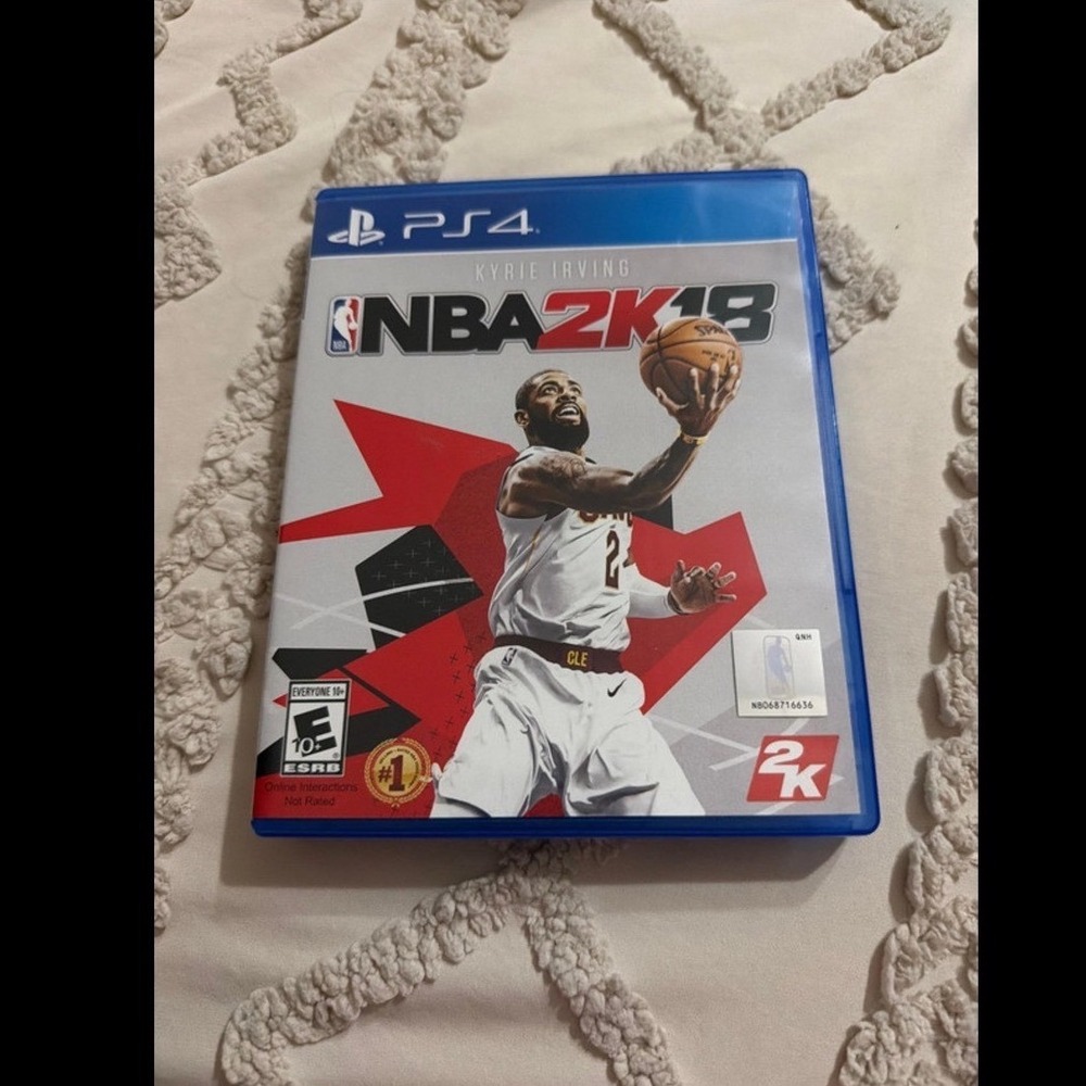 NBA 2k18 PS4 game lightly used